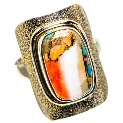 Spiny Oyster Turquoise Ring Size 8.75 (925 Sterling Silver) RING137870