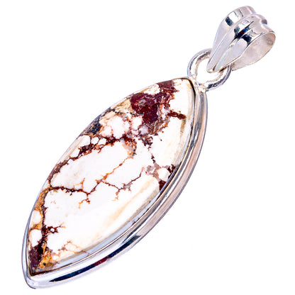 Wild Horse Jasper Pendant 1 3/4" (.925 Sterling Silver)