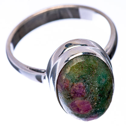 Ruby Fuchsite Ring Size 7.5 (925 Sterling Silver) R145116