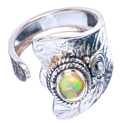 Rare  Ethiopian Opal Ring Size 5 (925 Sterling Silver) R3741