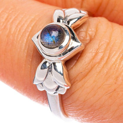 Labradorite Ring Size 7.75 (925 Sterling Silver) R1181