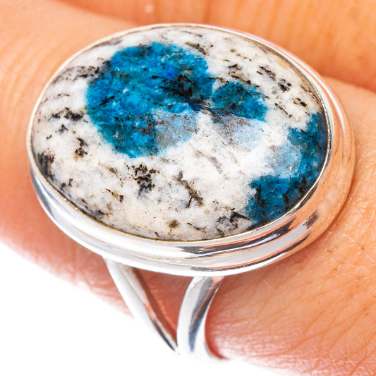 K2 Blue Azurite Ring Size 9 (925 Sterling Silver) R1539