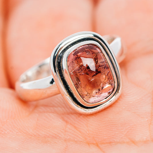 Premium Pink Tourmaline Ring Size 7 (.925 Sterling Silver)