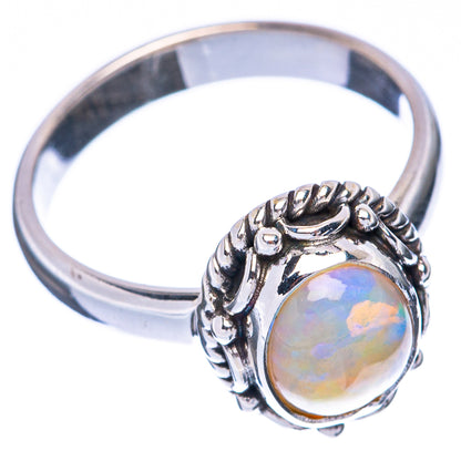 Rare Ethiopian Opal Ring Size 6.25 (925 Sterling Silver) R2015