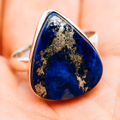 Rare Afghanite Ring Size 7.75 (.925 Sterling Silver)