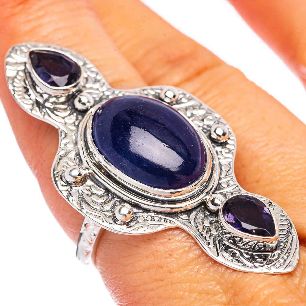 Signature Natural Tanzanite Ring Size 7.75 (925 Sterling Silver) R1781