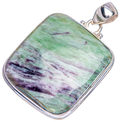 Kammererite Pendant 1 5/8" (925 Sterling Silver) P40524