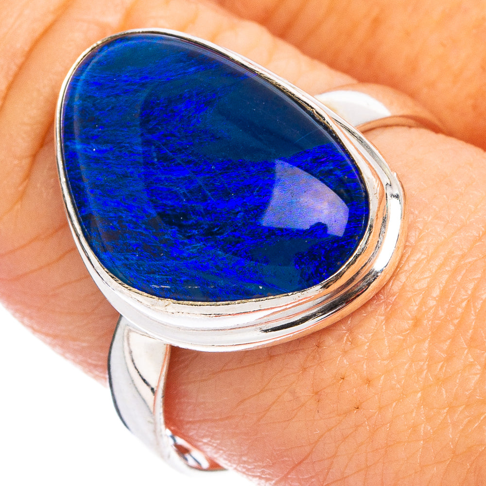 Rare Triplet Opal Ring Size 9.75 (.925 Sterling Silver)
