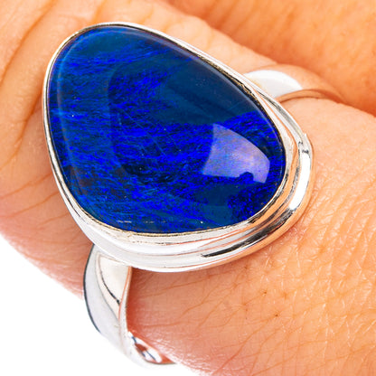 Rare Triplet Opal Ring Size 9.75 (.925 Sterling Silver)