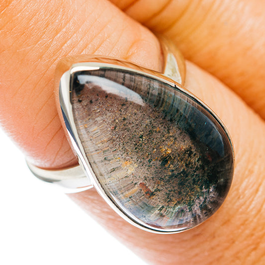 Lodalite Ring Size 8 (German Silver)
