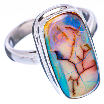 Rare Sterling Opal Ring Size 6.25 (925 Sterling Silver) R2223