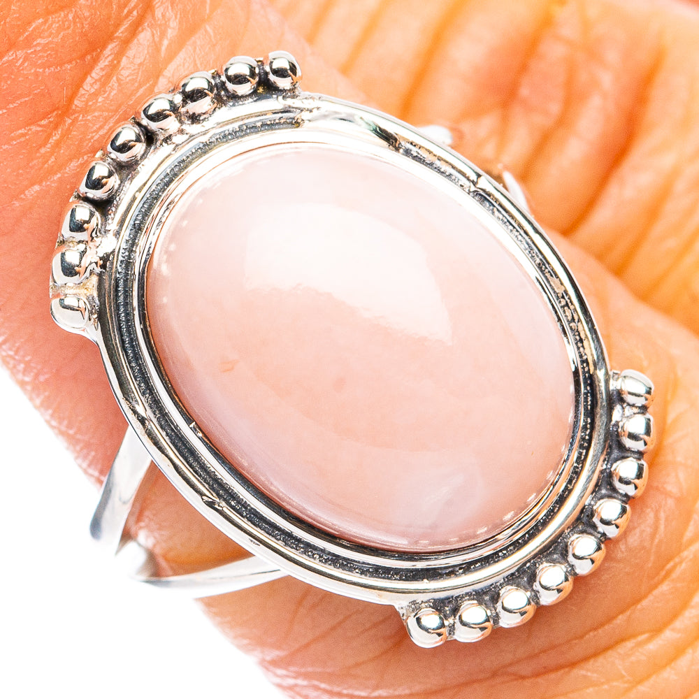 Premium Pink Opal Ring Size 6 (925 Sterling Silver) R8162 – Ana Silver Co