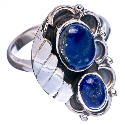 Lapis Lazuli Ring Size 7.75 (925 Sterling Silver) R146133