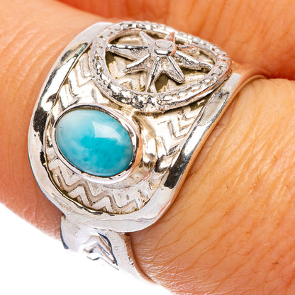 Larimar Ring Size 6.75 (925 Sterling Silver) R146218