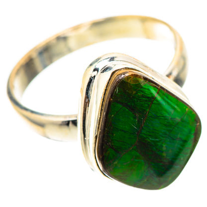 Canadian Ammolite Ring Size 8.25 (925 Sterling Silver) RING139782