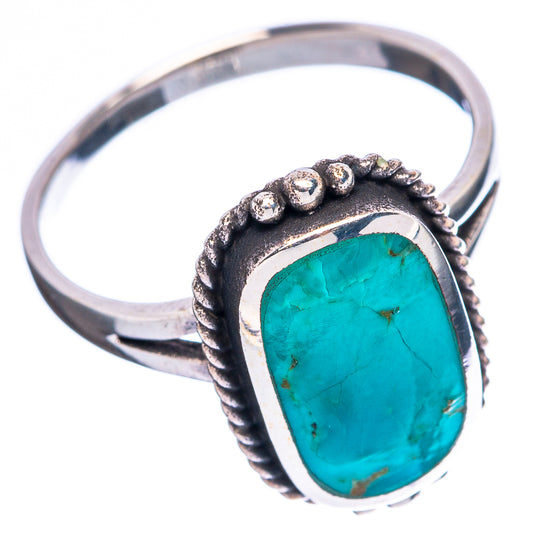 Rare Arizona Turquoise Ring Size 7.75 (925 Sterling Silver) R4555
