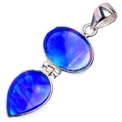 Aura Opal Pendant 1 3/4" (925 Sterling Silver) P38912