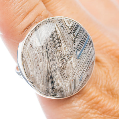 Premium Mexican Lattice Agate Ring Size 10 (.925 Sterling Silver)