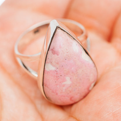 Premium Rhodonite Ring Size 8.5 (.925 Sterling Silver)