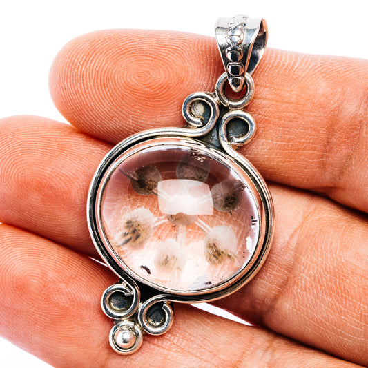 Quartz Pendant 1 7/8" (.925 Sterling Silver)