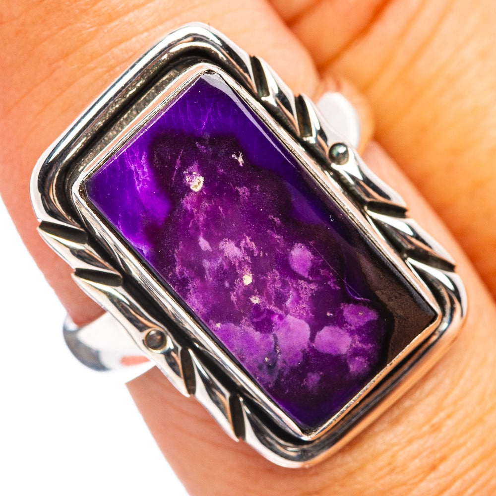 Premium Sugilite Ring Size 8 (.925 Sterling Silver)