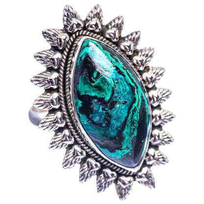 Large Malachite Ring Size 10 (925 Sterling Silver) R142336