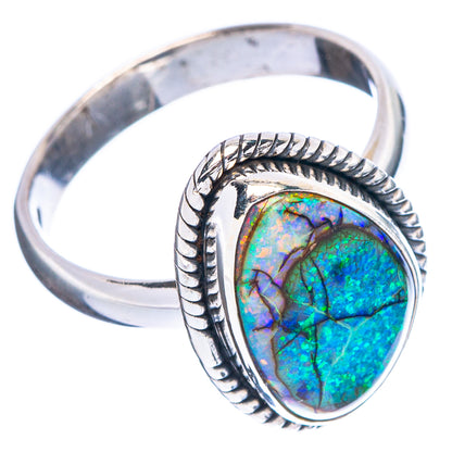 Rare Sterling Opal Ring Size 7 (925 Sterling Silver) R4685