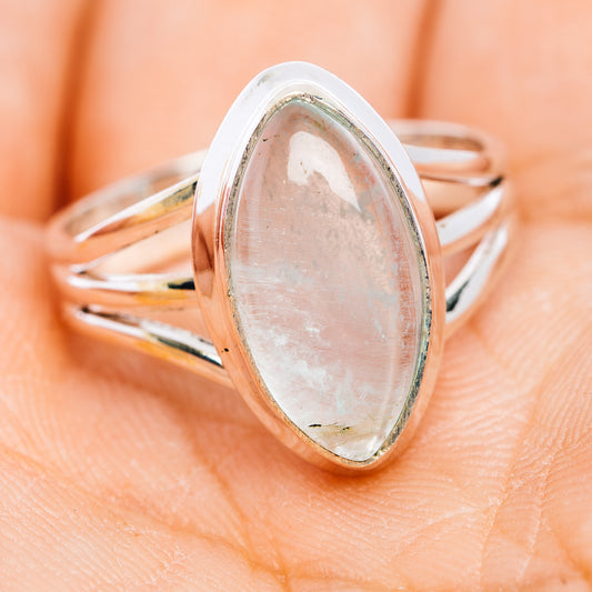 Premium Aquamarine Ring Size 8.5 (.925 Sterling Silver)