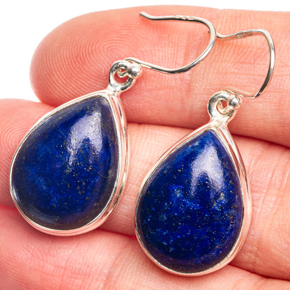 Lapis Lazuli Earrings 1 3/8" (925 Sterling Silver) E432655