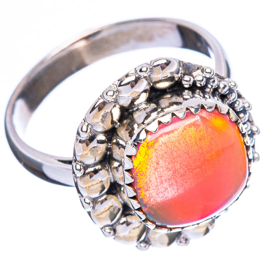Aura Opal Ring Size 7 (925 Sterling Silver) R4582
