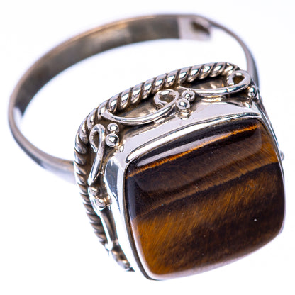 Tiger Eye Ring Size 7.5 (925 Sterling Silver) R145119