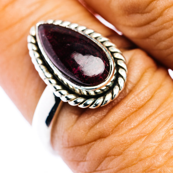 Premium Pink Tourmaline Ring Size 7.75 (.925 Sterling Silver)