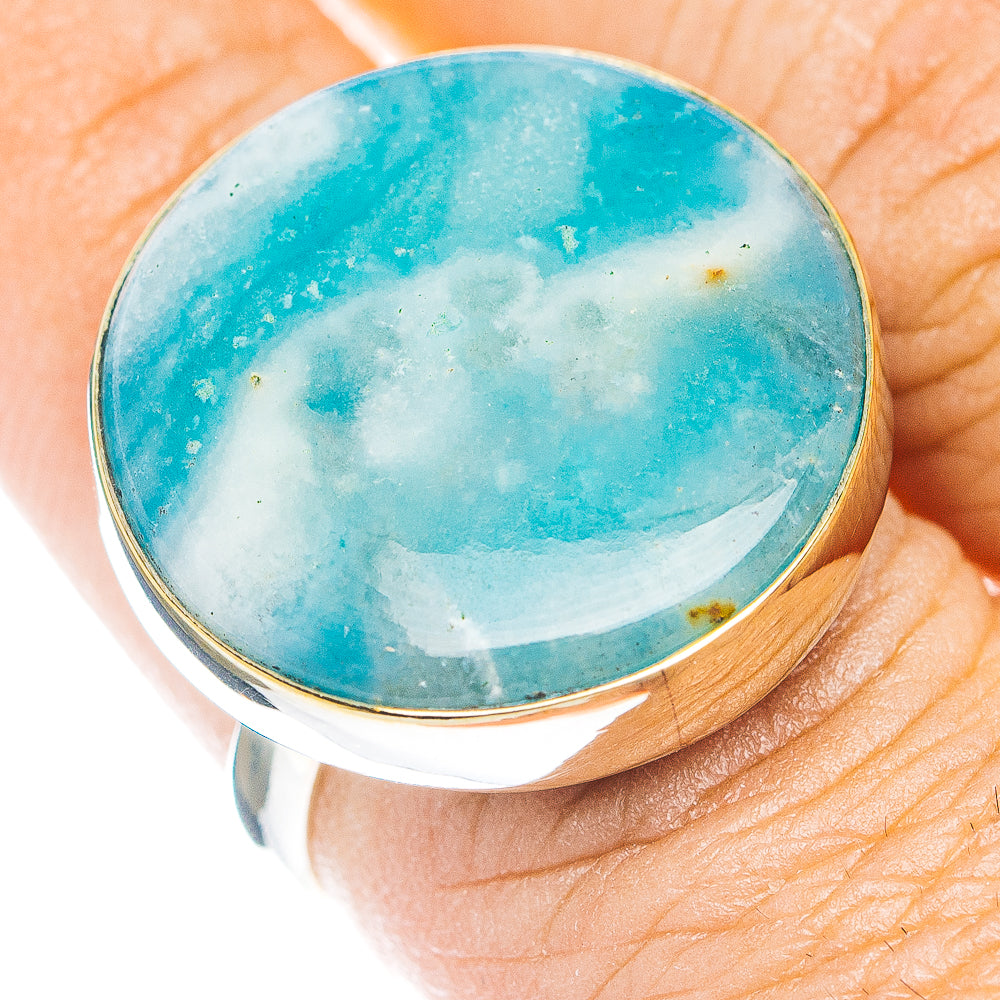 Peruvian Opal Ring Size 8.25 (German Silver)