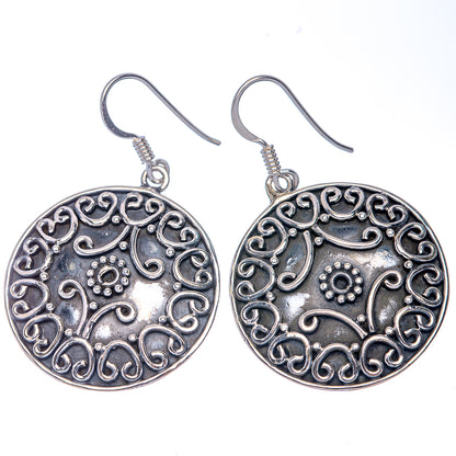 Filigree Earrings 1 5/8" (925 Sterling Silver) E433158