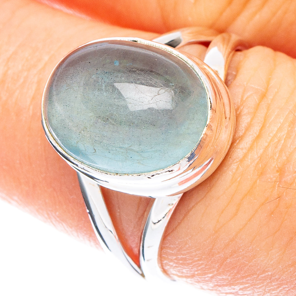 Aquamarine Ring Size 7.5 (925 Sterling Silver) R6615