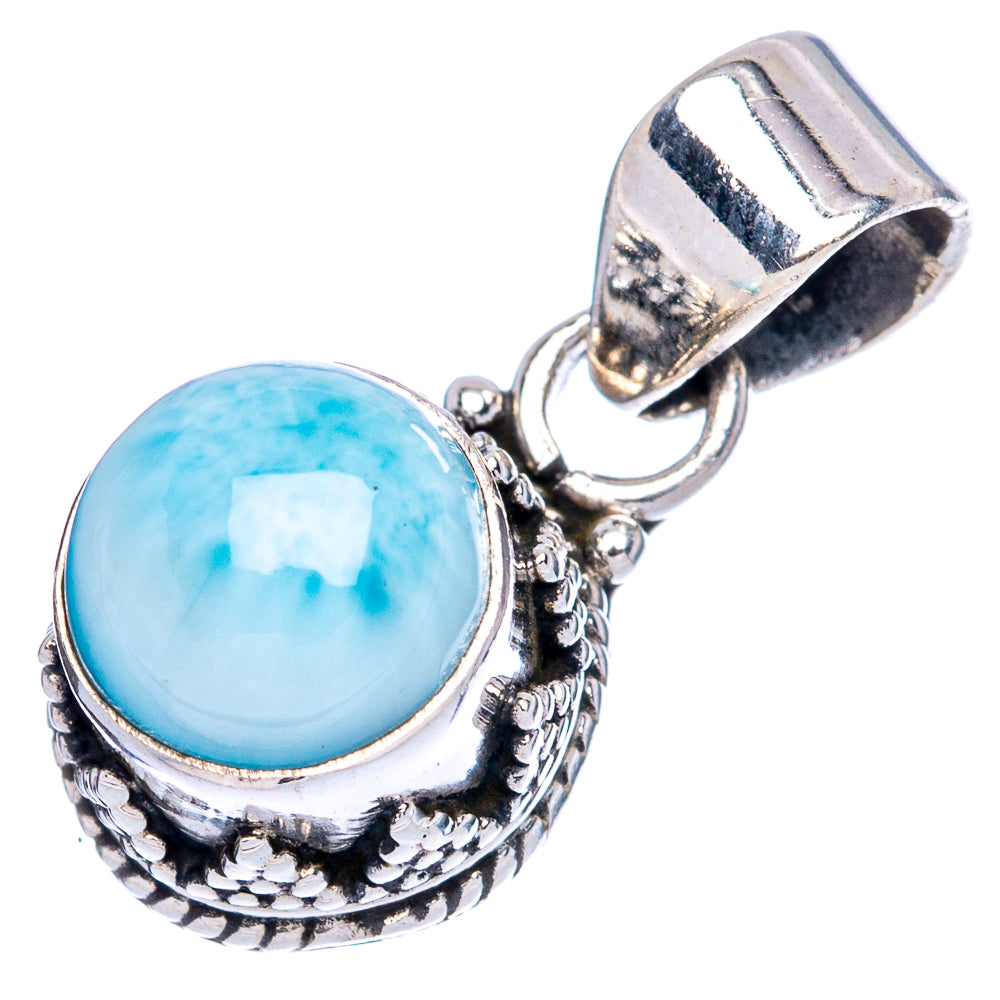 Larimar Pendants 7/8" (925 Sterling Silver) P42305