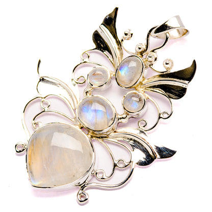 Signature Rainbow Moonstone Pendant 2 1/4" (925 Sterling Silver) PD37834