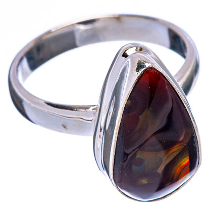 Rare Mexican Fire Opal Ring Size 7.25 (925 Sterling Silver) R146684