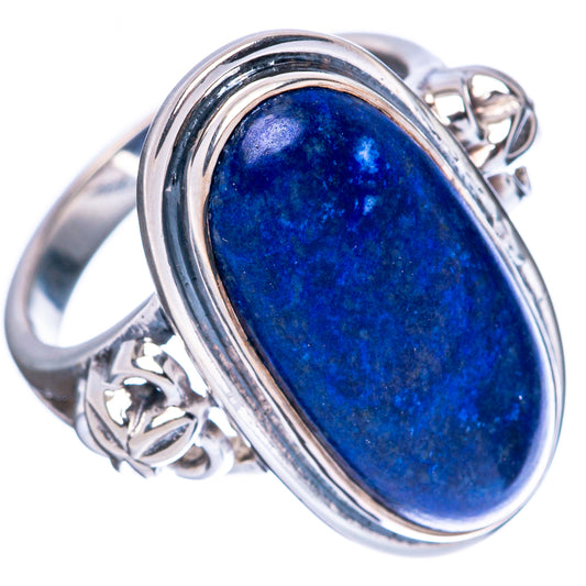Premium Lapis Lazuli Ring Size 5.75 (925 Sterling Silver) R3557