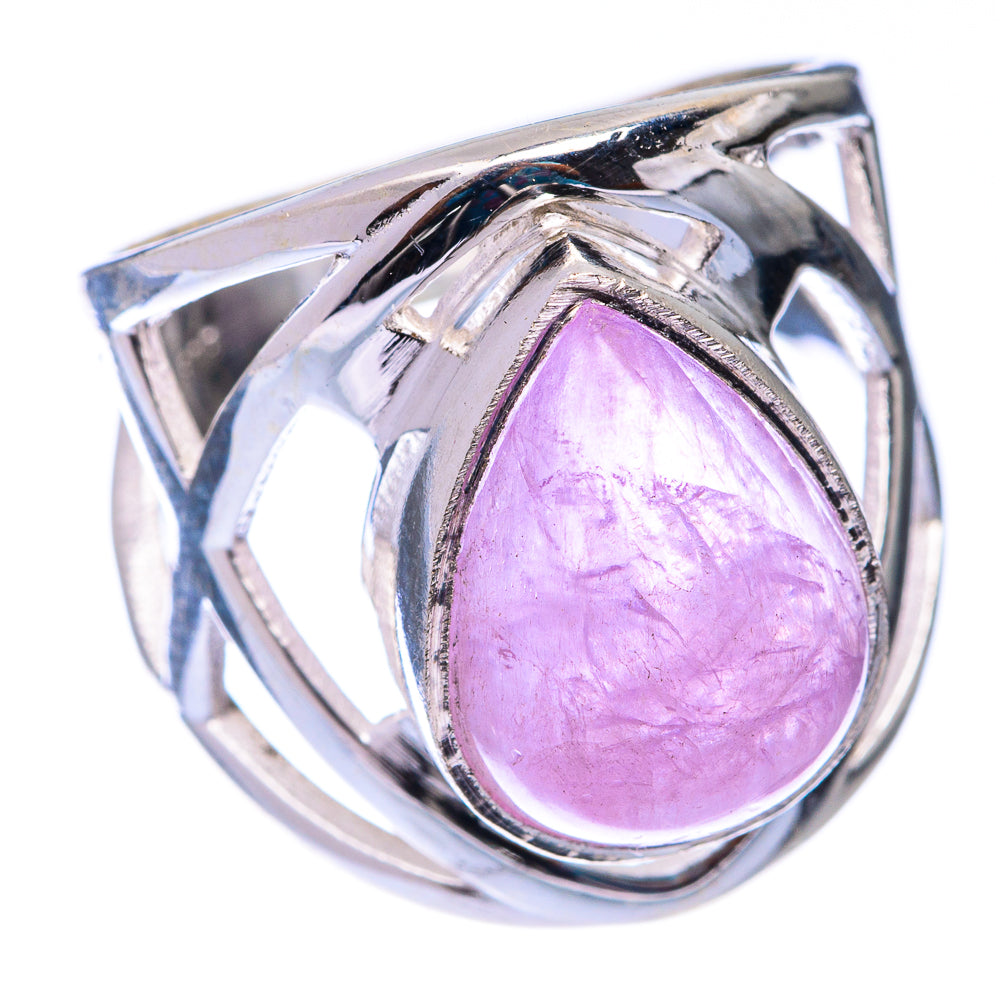 Pink Moonstone Ring Size 6.25 (925 Sterling Silver) R141115