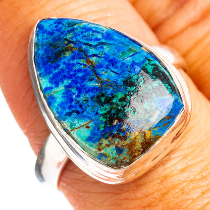 Azurite Ring Size 8.75 (.925 Sterling Silver)