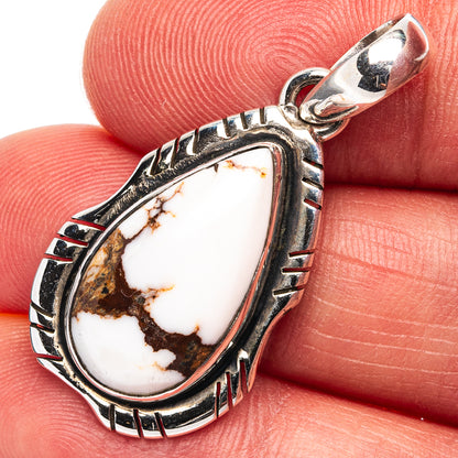 Wild Horse Jasper Pendant 1 3/8" (.925 Sterling Silver)