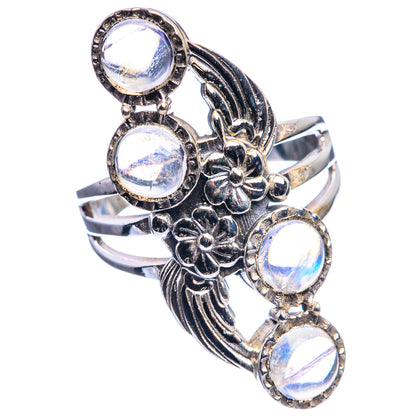 Rainbow Moonstone Ring Size 8.75 (925 Sterling Silver) R142449