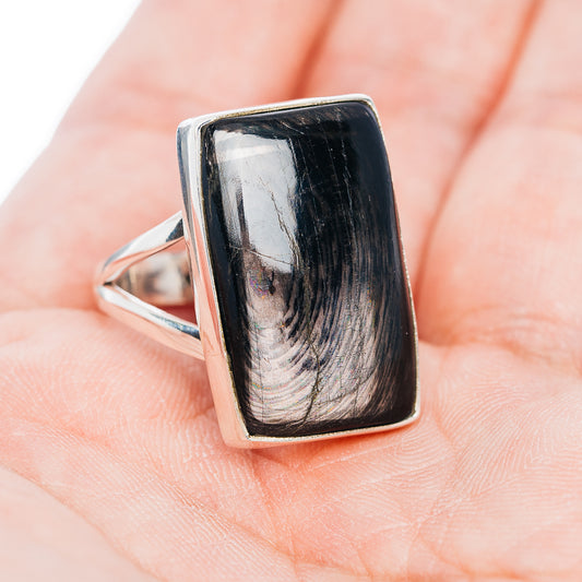Premium Hypersthene Ring Size 8.5 (.925 Sterling Silver)