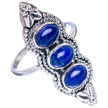 Premium Lapis Lazuli Ring Size 9 (925 Sterling Silver) R2603
