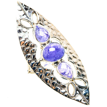 Signature Huge Natural Tanzanite Ring Size 7 (925 Sterling Silver) RING138269