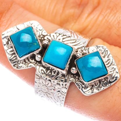 Sleeping Beauty Turquoise Ring Size 7.75 (925 Sterling Silver) R144878