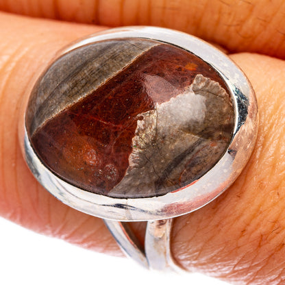 Mushroom Rhyolite Ring Size 7.75 (925 Sterling Silver) R146540