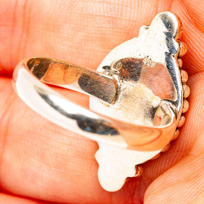 Aurora Opal Ring Size 8.75 (.925 Sterling Silver)