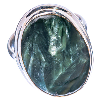 Seraphinite Ring Size 7.25 (925 Sterling Silver) R1450